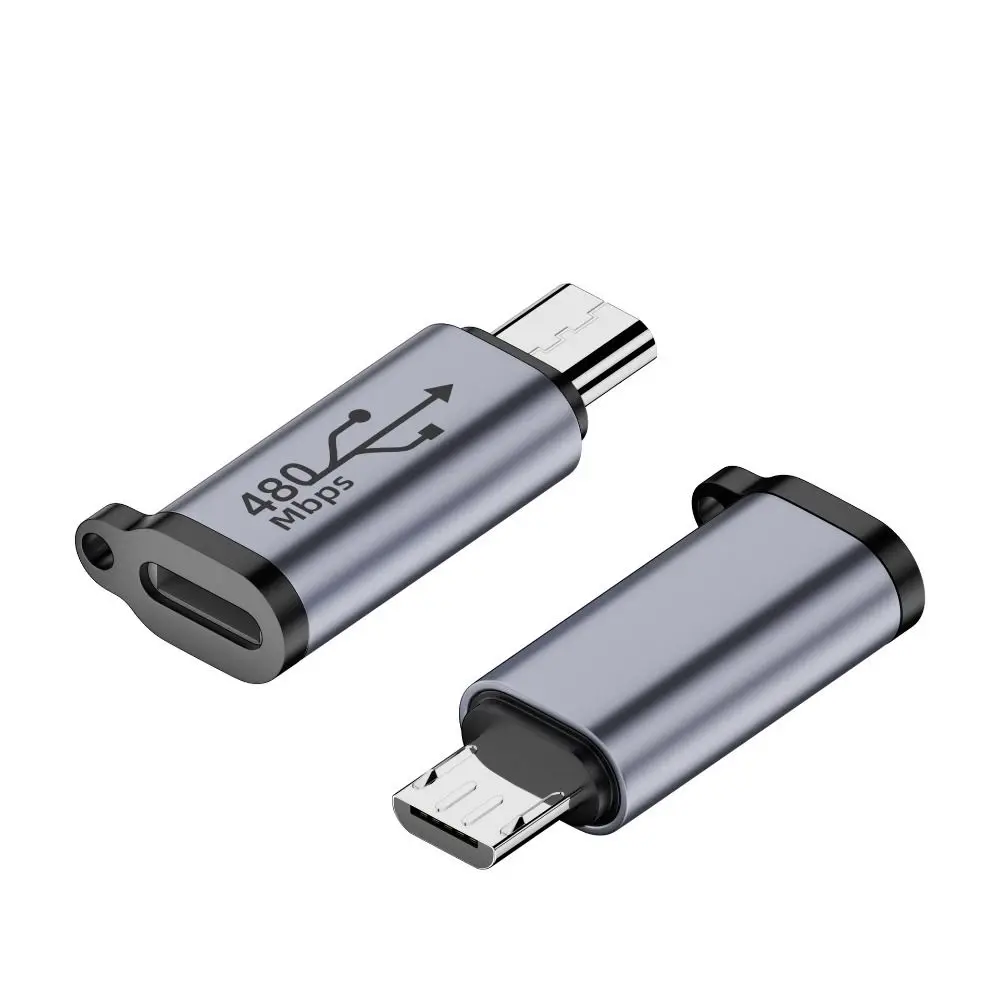 Adaptador USB Tipo-C, Micro para Mini USB, Conversores Feminino para Masculino