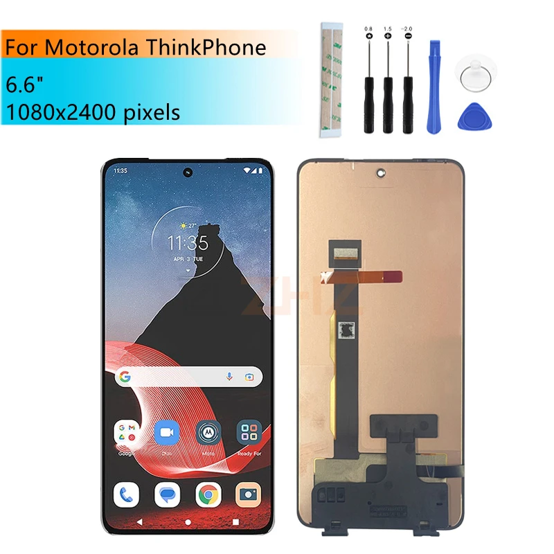 

For Motorola ThinkPhone LCD Display Touch Screen Digitizer Assembly With Frame Display Replacement Repair Parts