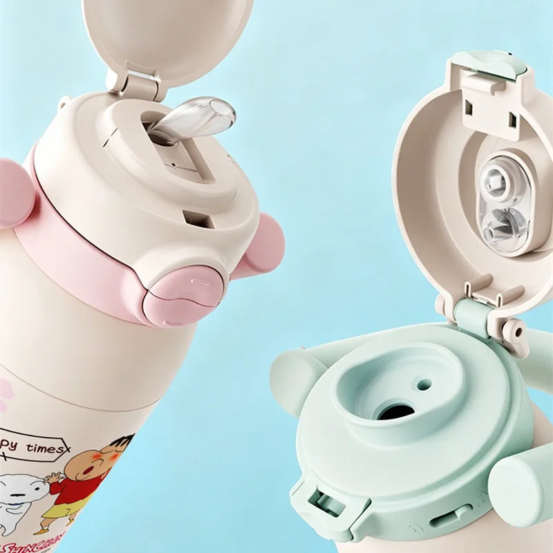 X&W Crayon Shin-Chan Vacuum Insulated Cup 680ml Stainless Steel Cartoon Thermos Straw Cup Portable Hot Cold Water Bottle For Kid view 4
