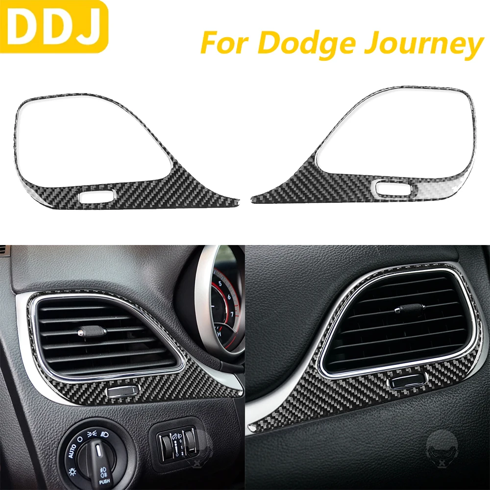 

Для Dodge Journey 2011-2017 углеродное волокно приборная панель кондиционера вентиляционная панель крышка декоративные автомобильные аксессуары наклейка