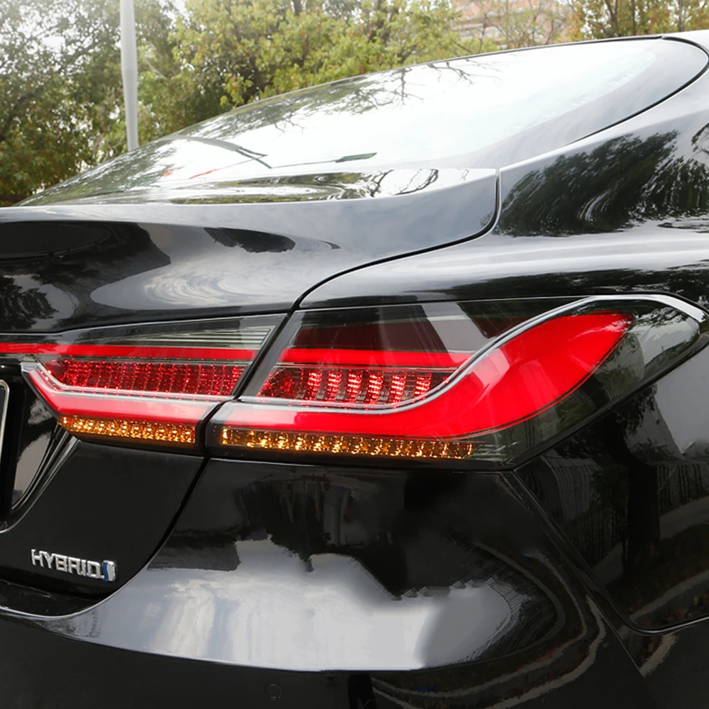 زوج سيارة الذيل ضوء الجمعية لتويوتا كامري 8th Gen 2018 2019 2020 2021 2022 2023 الفرامل الخلفية تشغيل ضوء الضوء الخلفي مصباح #3