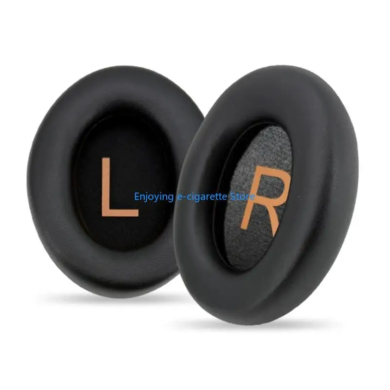 Over-Ear-Kopfhörer-Kissenbezug-Set für H3S, weicher 1-Paar-Ersatz mit Ohrmuschellippe für Meetings, Studium, Zuhause Y4QF – Detail 7