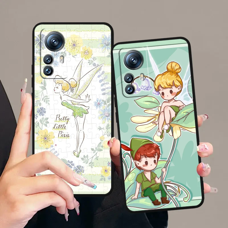 Wonderful Fairy Cartoon Cute For Xiaomi Mi Poco F5 F4 F3 X6 X5 X4 X3 M6 M5 M5S M4 M3 C65 Pro GT NFC 5G Black Cover Phone Case