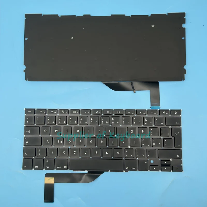 NEW English/Czech Slovakian Keyboard For Apple Macbook Pro Retina 15'' A1398 2012 2013 Year Laptop Backlit