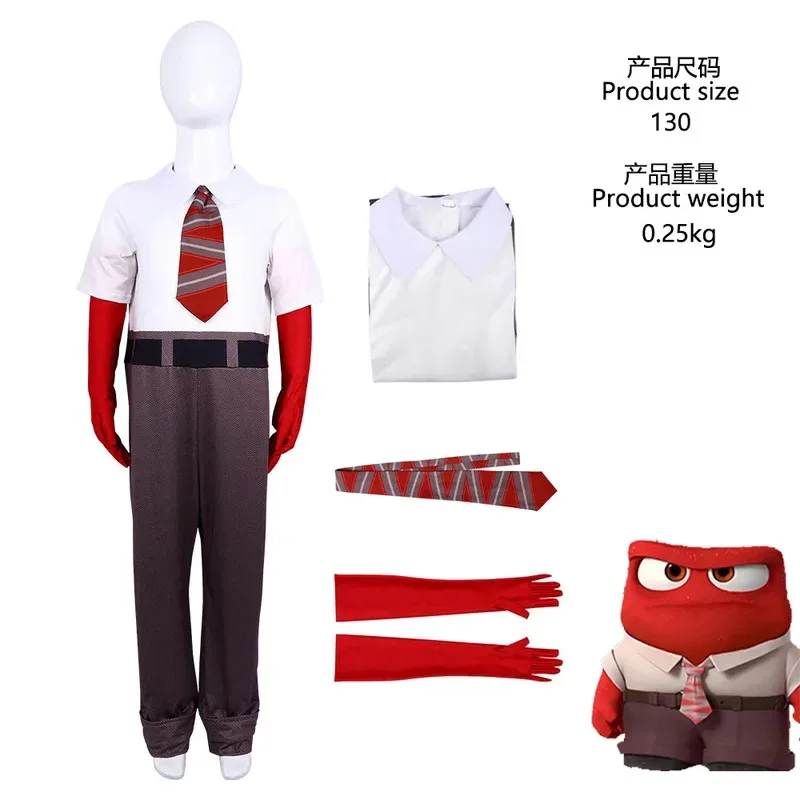 CyInside Out 2 Cosplay Anime Personagem de desenho animado Alegria Ansiedade Disgust Traje Adulto Crianças Halloween Dance Wear Cosplay Máscara de fantasia