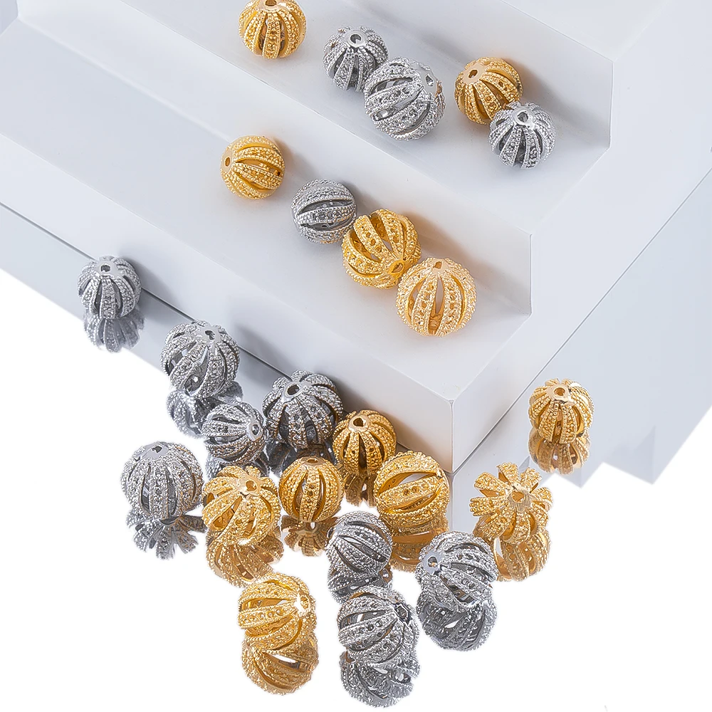 5P الفولاذ المقاوم للصدأ البطيخ الجوف خزر عازل لسوار قلادة DIY بها بنفسك مجوهرات اكسسوارات بالجملة #3