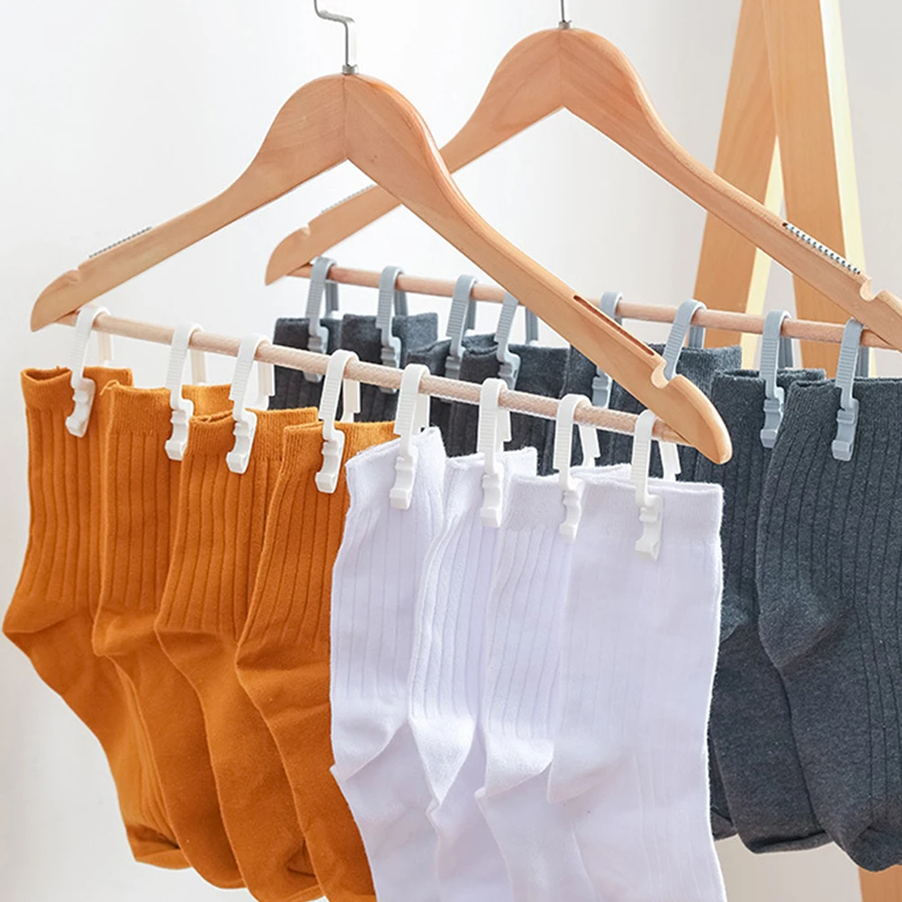 

24pcs Plastic Clothes Clips Towel Hangers Beach Sandproof Hooks Hanging Laundry Clip For Socks Scarves Clothes