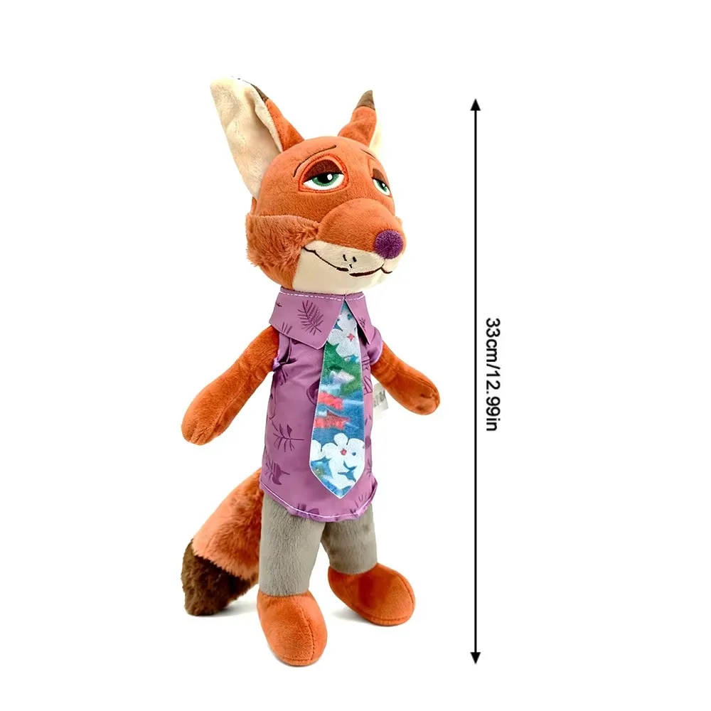 Juguetes calientes Disney Zootopia dibujos animados Anime película juguete de peluche zorro Nick Wilde conejo Judy Hopps muñeca animales de peluche suaves regalos de navidad ﻿