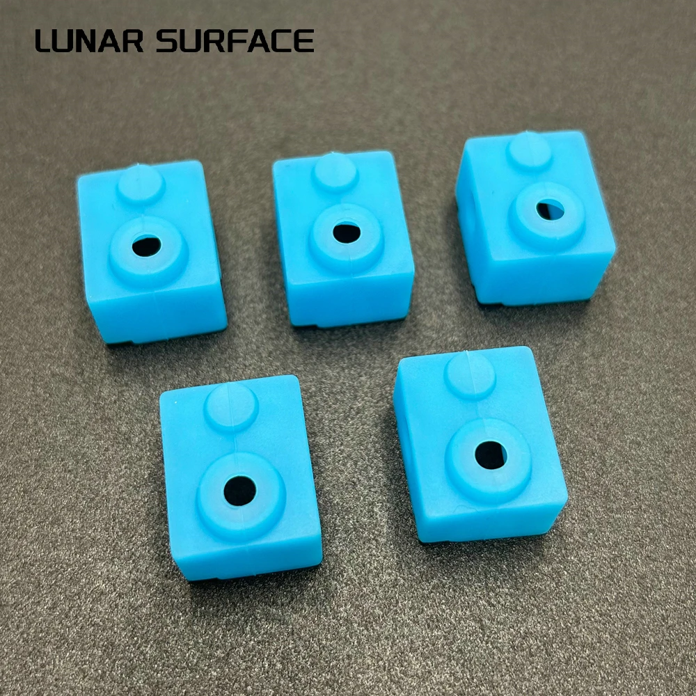 LS-3D Printer Part 3/5/10PCS E3D V6  Silicone Socks Heated Block Silicone Cover For Reprap 3D Printer Heated Block