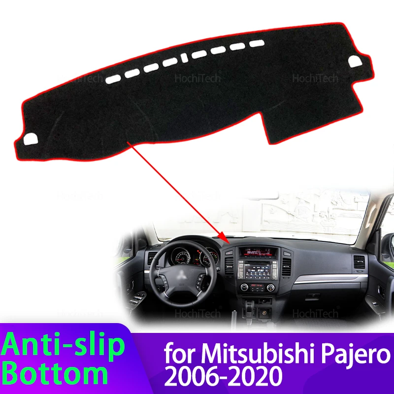 

For Mitsubishi Pajero Shogun Montero 2006-2020 V80 V87 V93 V97 Dashboard Mat Dashmat Cover Pad Sunshade Carpet Accessories