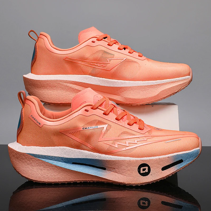 Marathon Men Running Shoes Carbon Board Speciality Sports Breathable Lightweight Women's Comfortable Athletic Sneakers - view 5