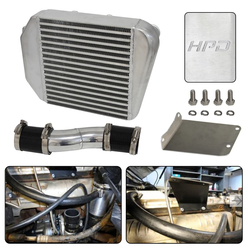 Upgrade Top Mount Intercooler Fits for Toyota Land Cruiser 80/100 Series 1HD-T HDJ80 1HZ Engine 4.2L 6cyl Turbo Diesel 1990-1999