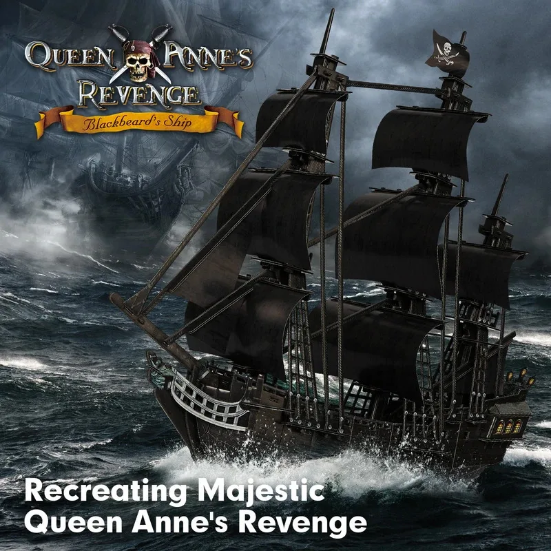 

Anna Queen of Revenge 3D Puzzle: Soaring Through the Waves, Dominant Voyage Proportional Reproduction for Authentic Experience