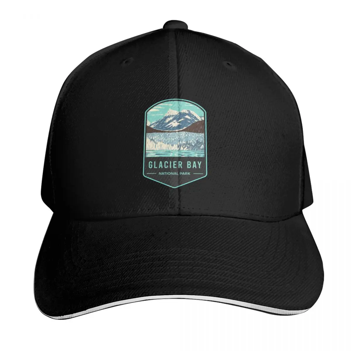 

Glacier Bay National Park Baseball Cap tea Hat Luxury Brand fun hats Hip Hop Female Men's