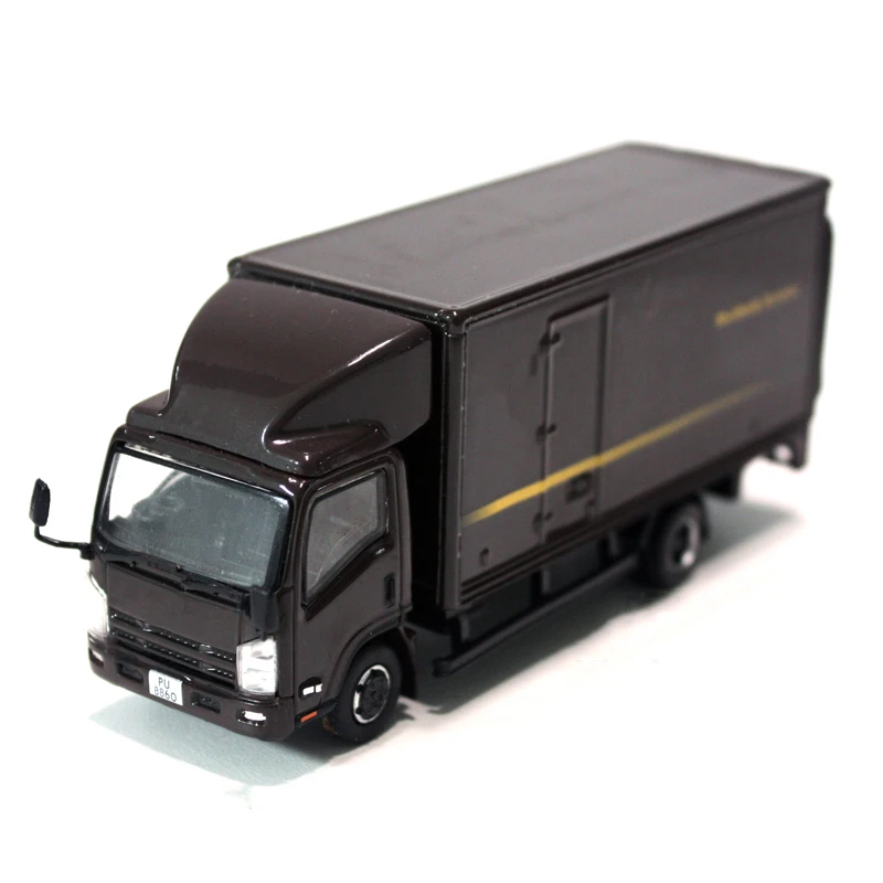 TINY Diecast Alloy 13cm long Box Truck Transport Bus Car Model Adult Toy Collection Static Display Ornament Gift Souvenir