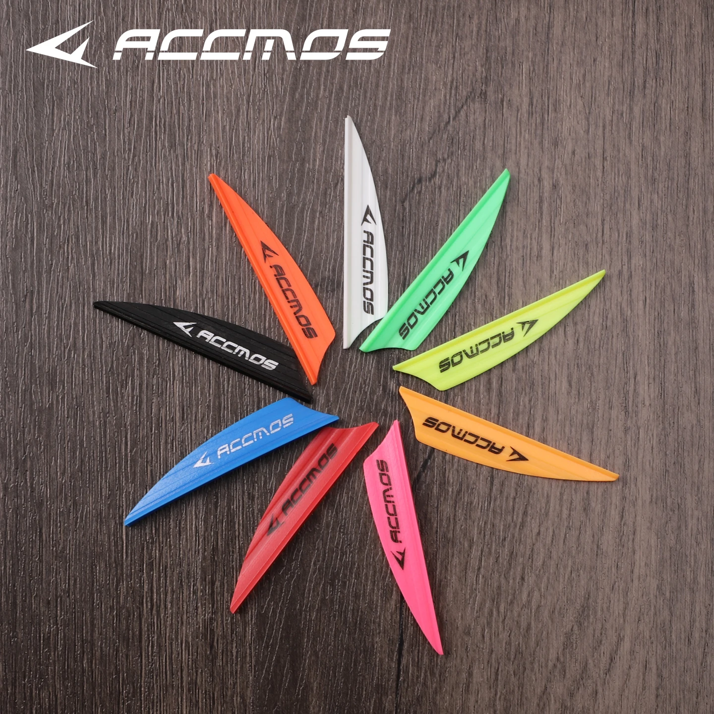 

50/100 шт. Accmos 1,89 дюйма, воздушный бак, резиновые лопасти с перьями, используемые для стрельбы из лука, лука и стрел, охотничий аксессуар «сделай сам»