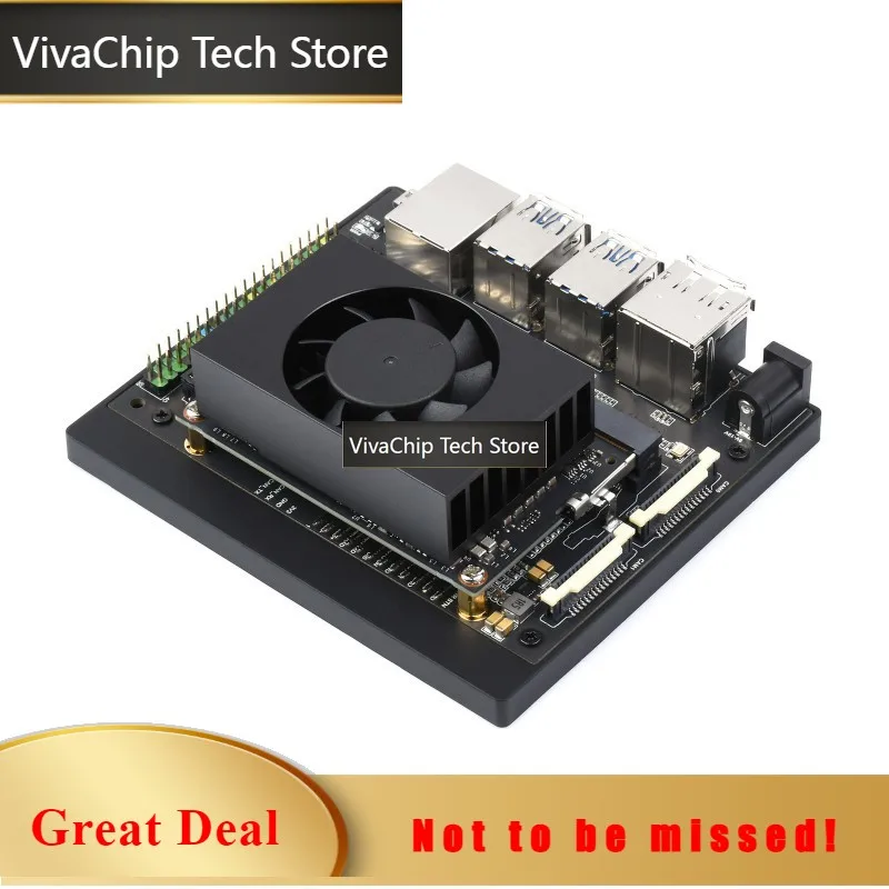 VivaChip TechJETSON-TX2-NX-DEV-KIT,Waveshare Jetson TX2 NX Development Kit, Deep Learning And Edge Computing