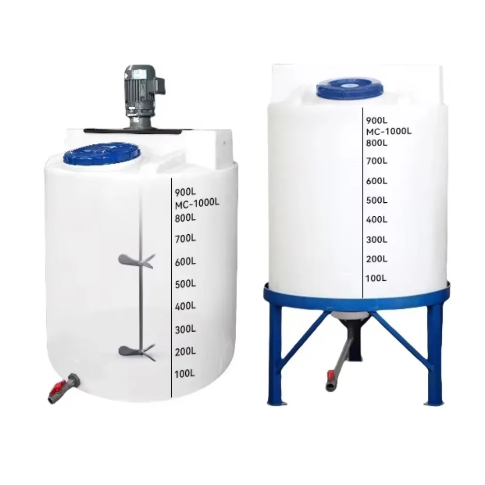 High Quality Water Storage tank 1000 Liter Plastic Mixing tank Mixer Machine