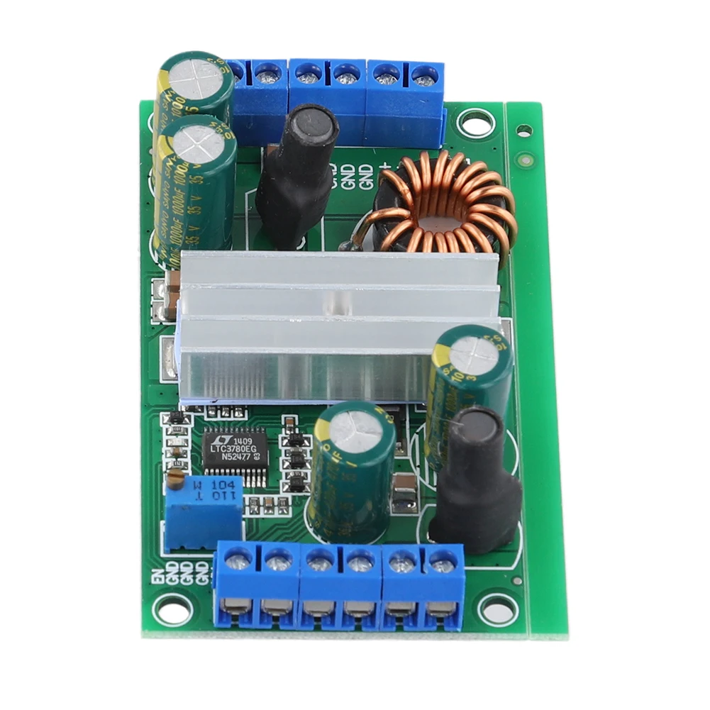 التلقائي باك دفعة وحدة LTC3780 عالية الطاقة DC-DC 5-32 فولت إلى 2-24 فولت تنحى محول فرق الجهد 10A السيارات تنحى وحدة الطاقة