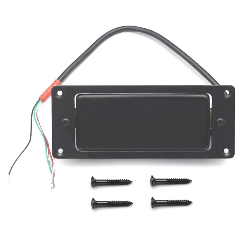 T22C For LP Guitar Compatible Mini Humbucker 68X29MM Sealed Electric Guitar Pickup Neck& Bridge Coil Splitting Black
