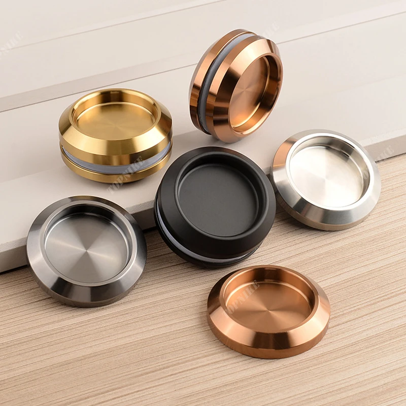 

Невидимая круглая ручка для стеклянной двери, без сверления, двухтактная дверная ручка для душевого шкафа, ручка для раздвижной двери для современного минималистского дизайна