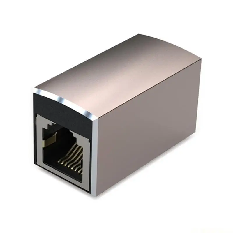 E56B Durability Networking Extension RJ45 Coupler RJ45 Male to Female High Speed Link