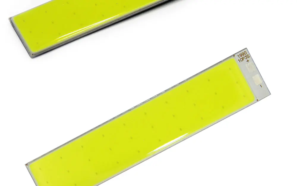 DC 9V COB LED-Streifenlichtquelle Aluminiumplatte Kaltweiß 6500K 90x19mm 5W 500mA LED-Lampenperlen für DIY Innen-/Außenbeleuchtung – Detail 2