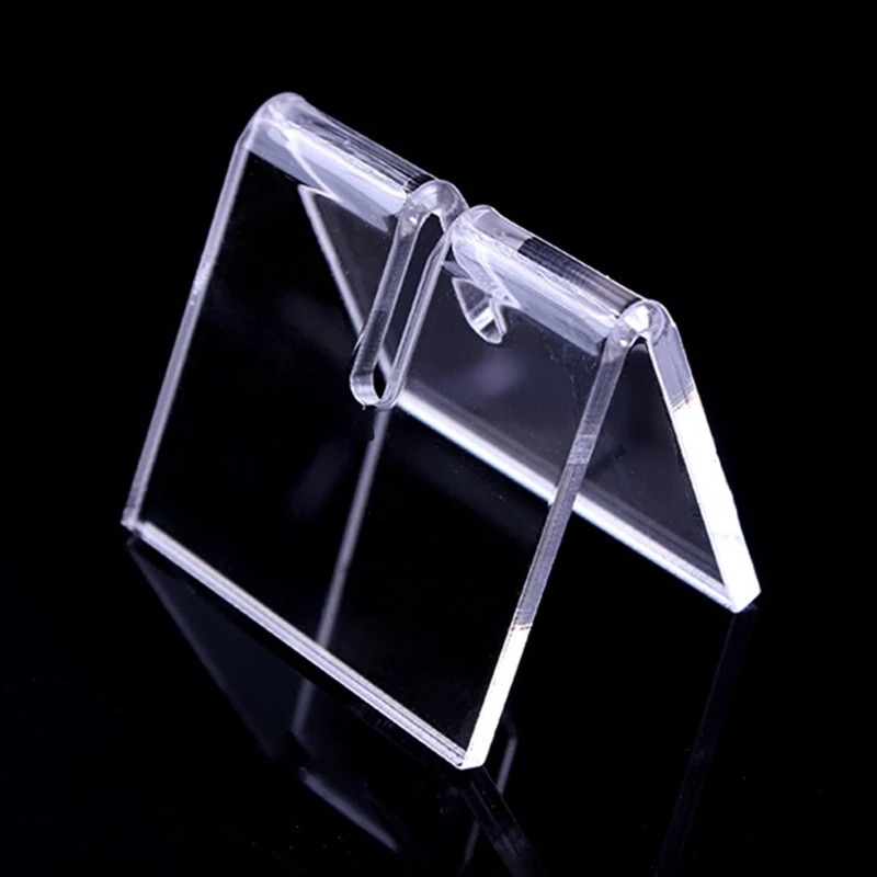 Portable Clear Knife Display Rack Holder Organic Glass Commodity Shelf Knife Holder 3.5/4.5cm 2 Sizes Kitchen Tool Dropship