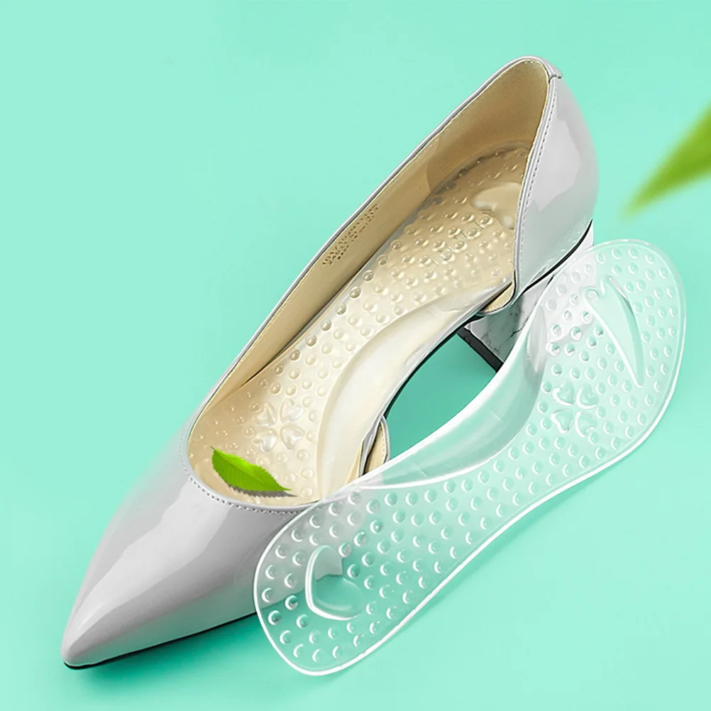 

1Pair Gel Insoles Comfortable Breathable Durable Foot Arch Support Cushion Non-Slip Foot Therapy Massager Lady Shoe Pad