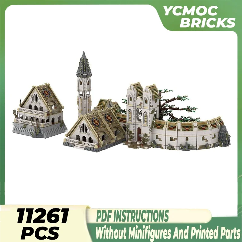 Rings Movie Model Moc Building Bricks Complete UCS Rivendell Town Technology Modular Blocks Gift Christmas Toy DIY Sets Assembly