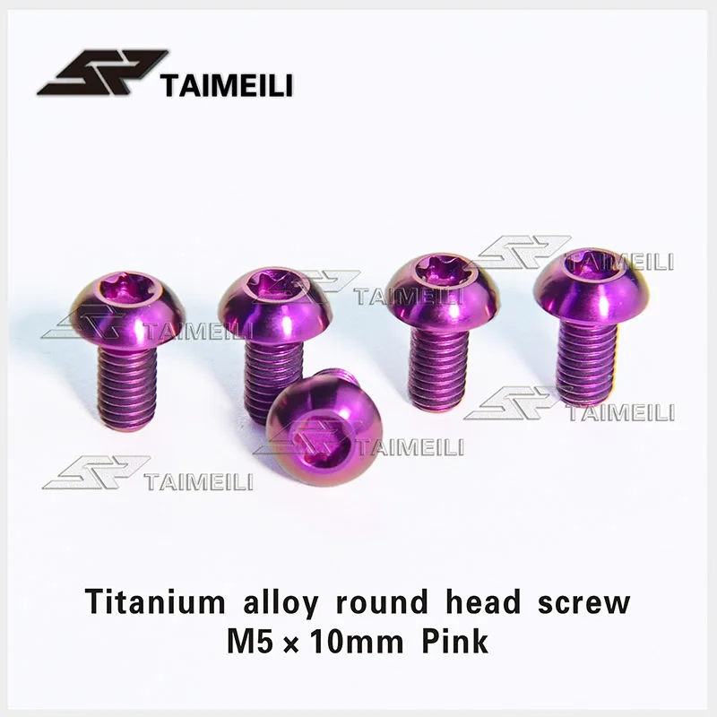 12 Stück/Titan-Bolzen M5*10mm Mountainbike-Bremsscheiben-Befestigungsschraube GR5-Material M5 Titanlegierung Metallbearbeitung Taimeili – Detail 4