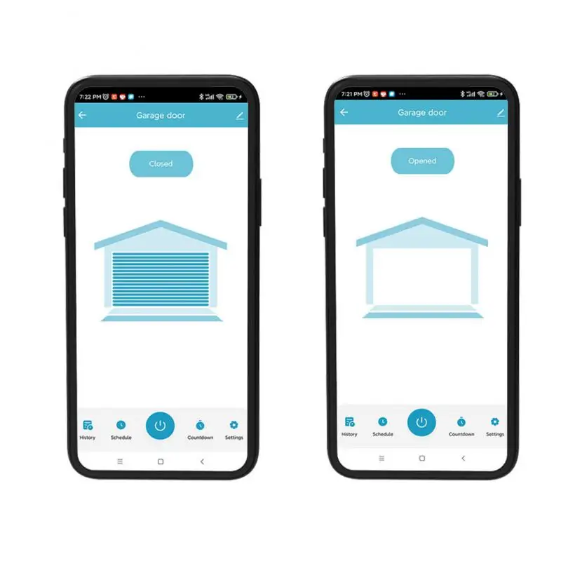 Tuya WiFi Smart Garage Door Opener Controller 2.4G Garage Door Controller Remote Timing Control Open&close No Need Gateway
