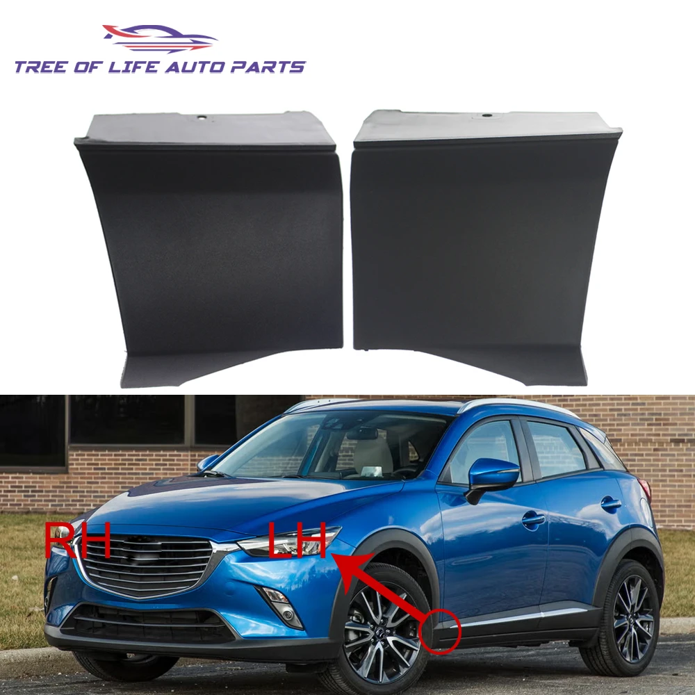 

Front Lower Molding Trim Right Left For Mazda CX-3 CX3 2016-2021 D10E-51-PJ0C D10E-51-PP0C Plastic