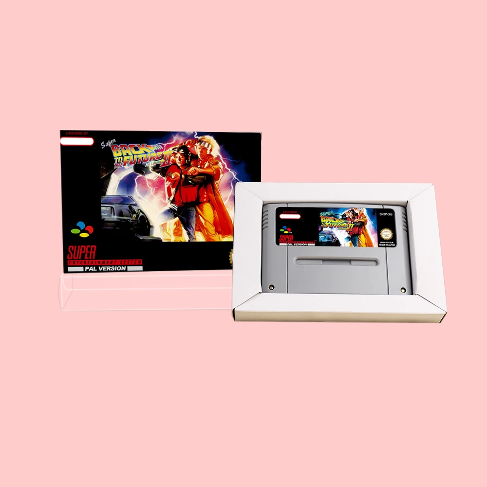 Super Back to the Future Part II Action Game Cartridge with Retial Box For SNES 16bit NTSC PAL Video Game Consoles