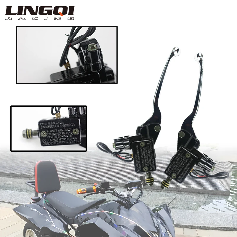 

LINGQI RACING Brake Pump Front Master Cylinder Hydraulic Brake Lever for Pit Dirt Bike Off Road Vehicle ATV Quad Buggy Bikes
