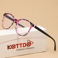 Retro Round Plastic Reading Glasses Vintage Women Reading Eyewear Presbyopia Hyperopia Eyeglasses +1.0 +1.5 +2.0 +2.5 +3.0 +3.5