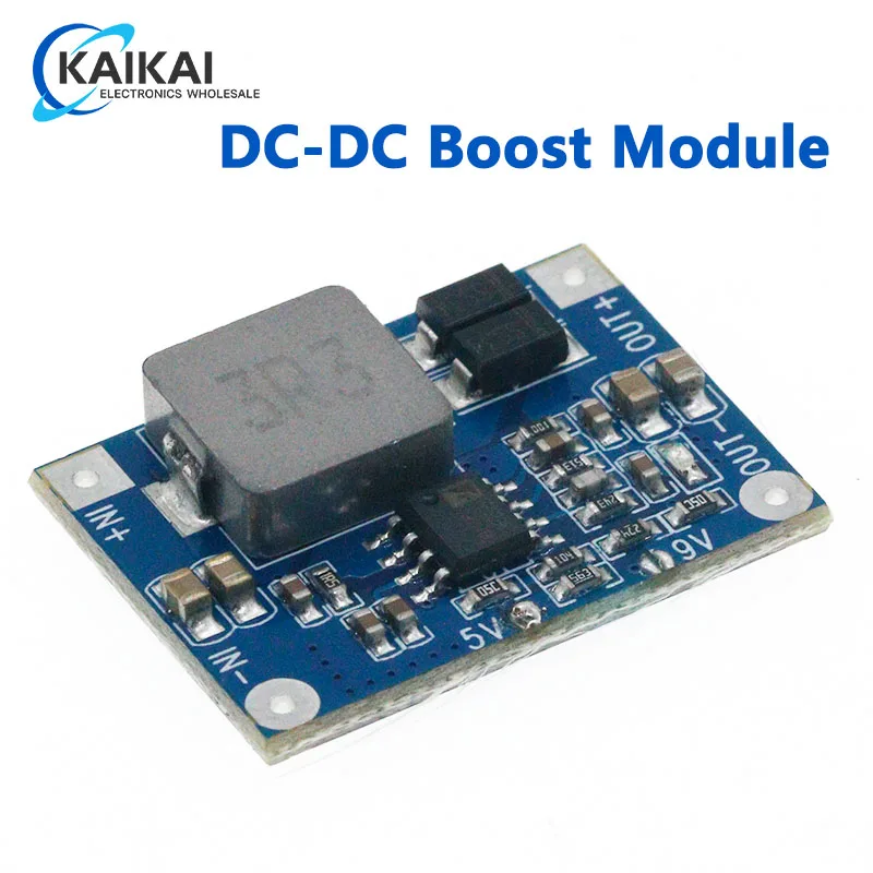 DC-DC Boost Module Li-Ion 3.2V3.7V to 5V9V12V Power Converter High Power Circuit Board