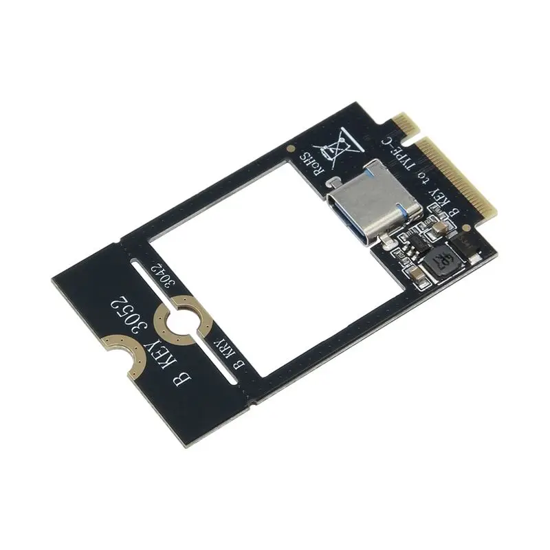 M52K-M2 B-KEY To TYPE-C Adapter Board M.2 B-Key WWAN 4G Network Card Slot To TYPE-C Interface Adapter Board For 3042 3052