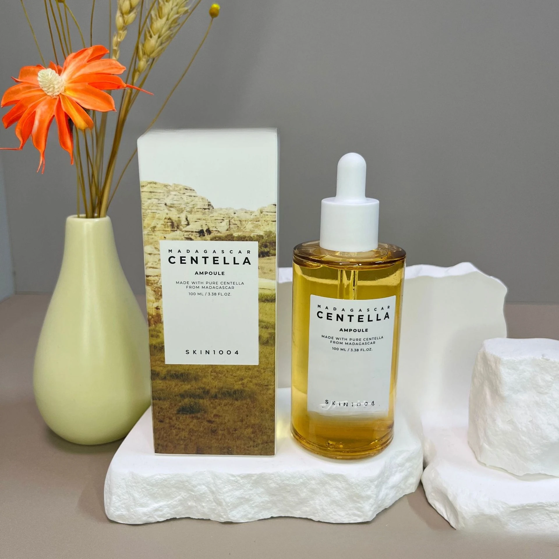 كوريا SKIN1004 Centella Asiatica ترطيب ترطيب العناية بالبشرة الملاك حمض الهيالورونيك ترطيب أمبولة جوهر 100 مللي #2