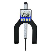 LCD Digital Display Height Depth Gauge Magnetic Feet 0-80mm Caliper Vernier Ruler For Woodworking Table Saw