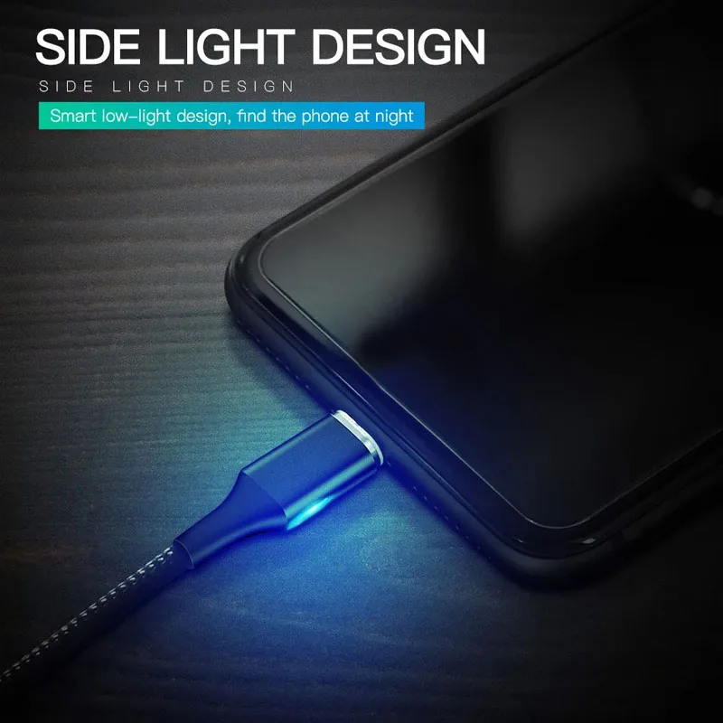 Magnetyczny kabel USB-C 3A do szybkiego ładowania i transmisji danych Micro USB do Samsung Xiaomi HUAWEI, magnetyczna ładowarka USB-C, kabel USB do telefonu komórkowego — zdjęcie produktu 3