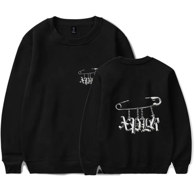 

XPLR Заколка Для панка Толстовка с длинным рукавом и круглым вырезом Merch зимняя для женщин/мужчин унисекс модная хип-хоп Уличная одежда