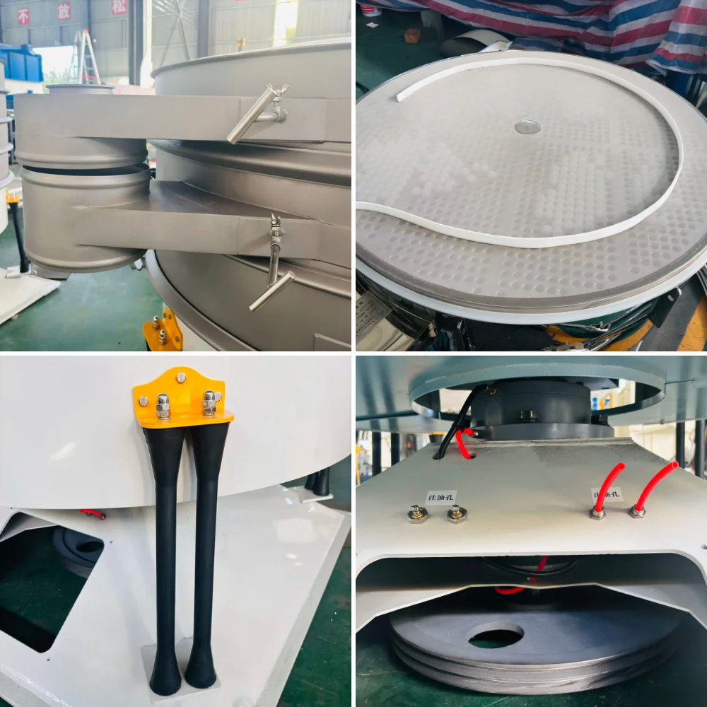 Macchina per il filtro del separatore del setaccio dello schermo vibrante dell'oscillazione circolare fine del calcestruzzo dell'argilla chimica industriale