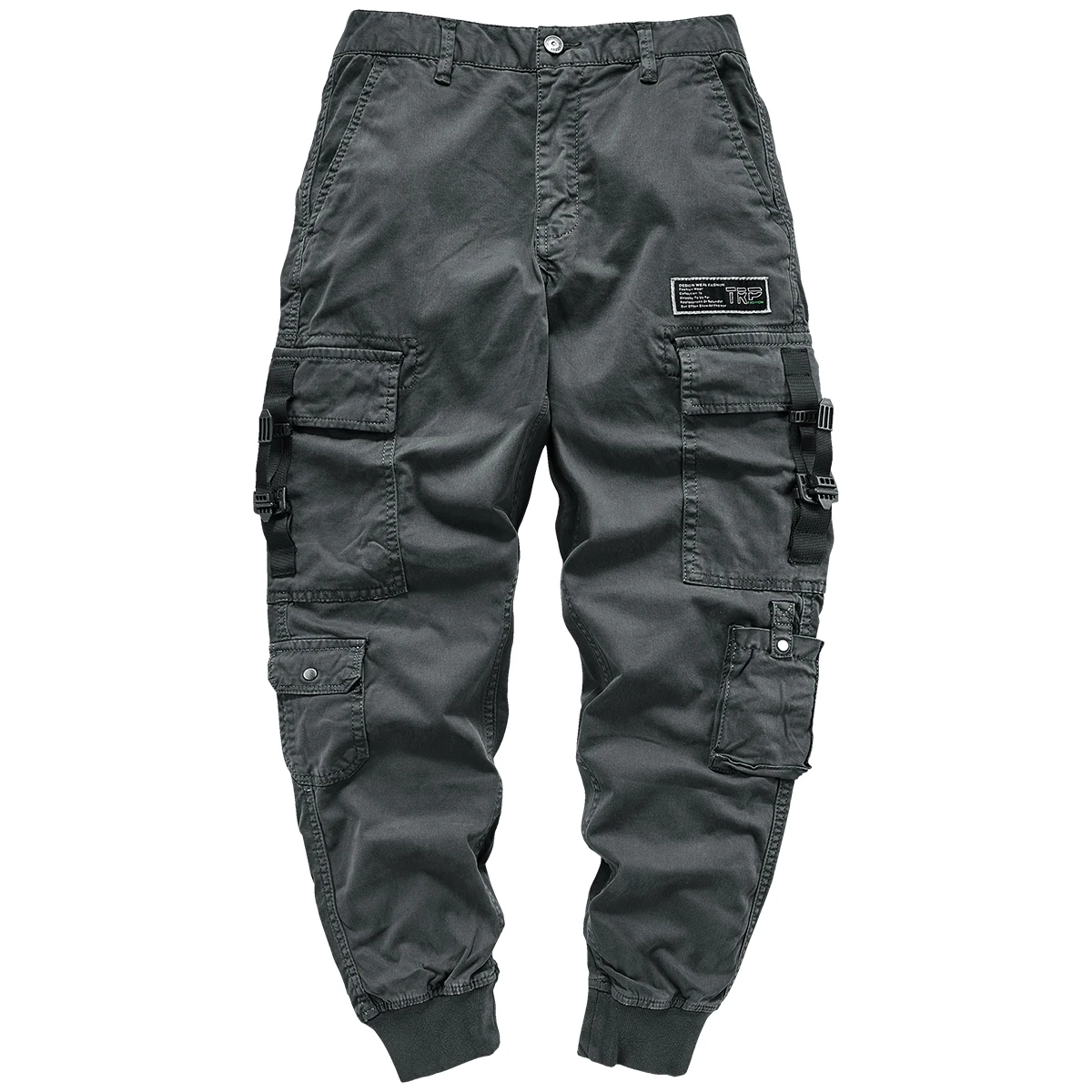 

VIP Men's Workwear Pants Casual Loose Cuffed Trousers Spring Autumn Versatile Multi-ket Paratrooper Sle Faionable Youth