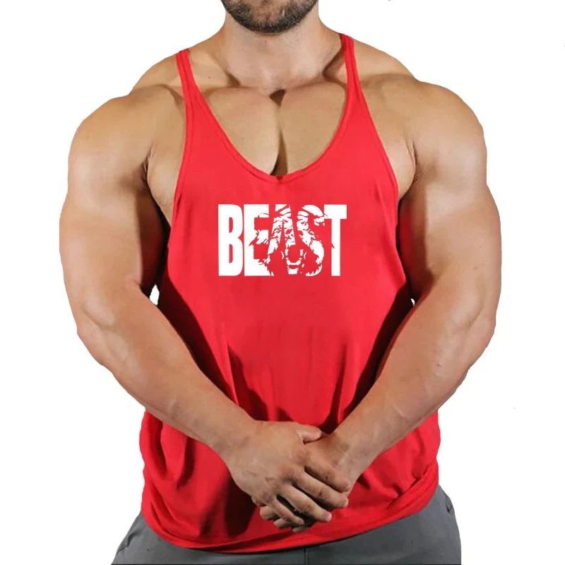 Men\'s Clothing Singlets Clothes Gyms Gym T-shirts Muscle Bodybuilding Man Undershirt Shirt Sportswear Fitness Tank Top Vest Tops