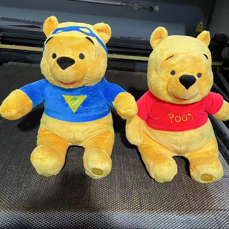 

35 см Disney Winnie The Pooh Bear, плюшевая игрушка, мягкая игрушка с хлопковым наполнителем, супер мягкая кавайная украшение для дома, детские подарки