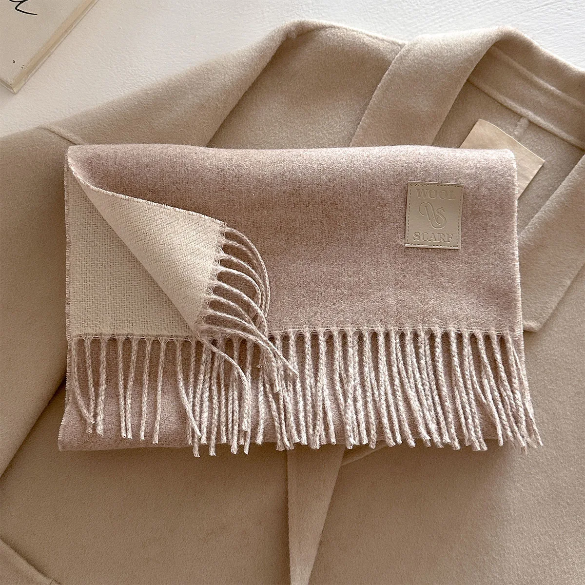 

Осень-зима 18-цветный кашемировый шарф для мужчин и женщин, универсальная шаль, однотонная, толстая, теплая, мягкая, длинная накидка, платок Bufanda 2025 Bufandas