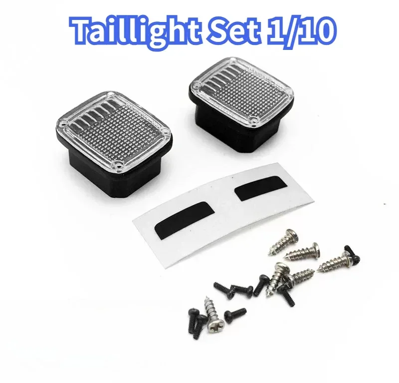 RC Upgrade Taillight Set For Tamiya CC01 1/10 RC Crawler Simulation Rear Light Custom Modified Upgrade Replacement Accessories