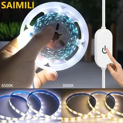 LED Strip Light with Touch Switch USB 2835SMD LED Light Stylish Tape Ribbon Flexible Decorative Lighting Bedroom Decorations