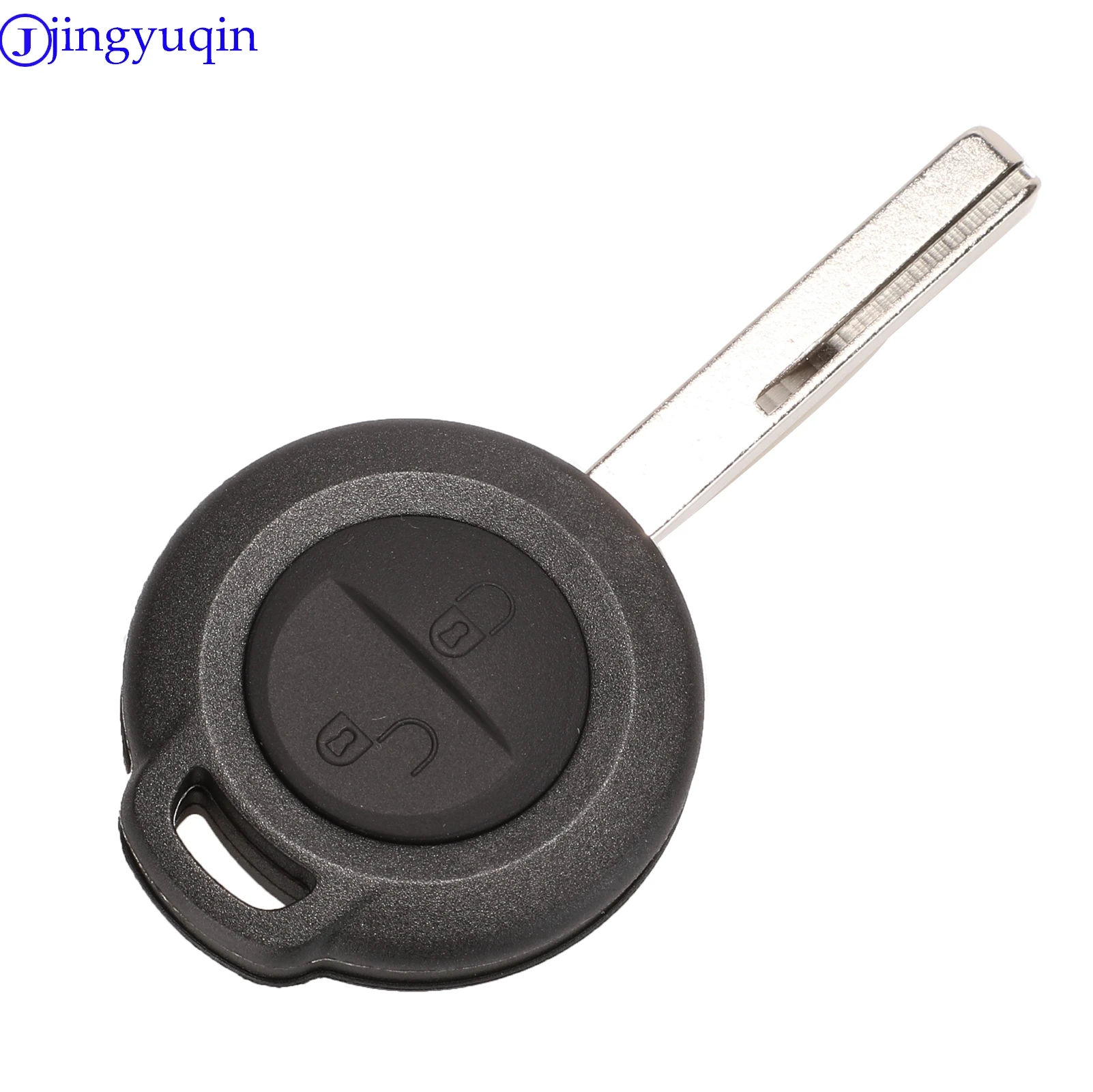 jingyuqin 10ps/lot Remote 2 Buttons Car Key Shell Cover Case For Mitsubishi Colt Warior Carisma Spacestar Straight Key FOB